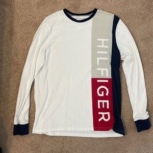 White Long Sleeve Tommy Hilfiger Shirt